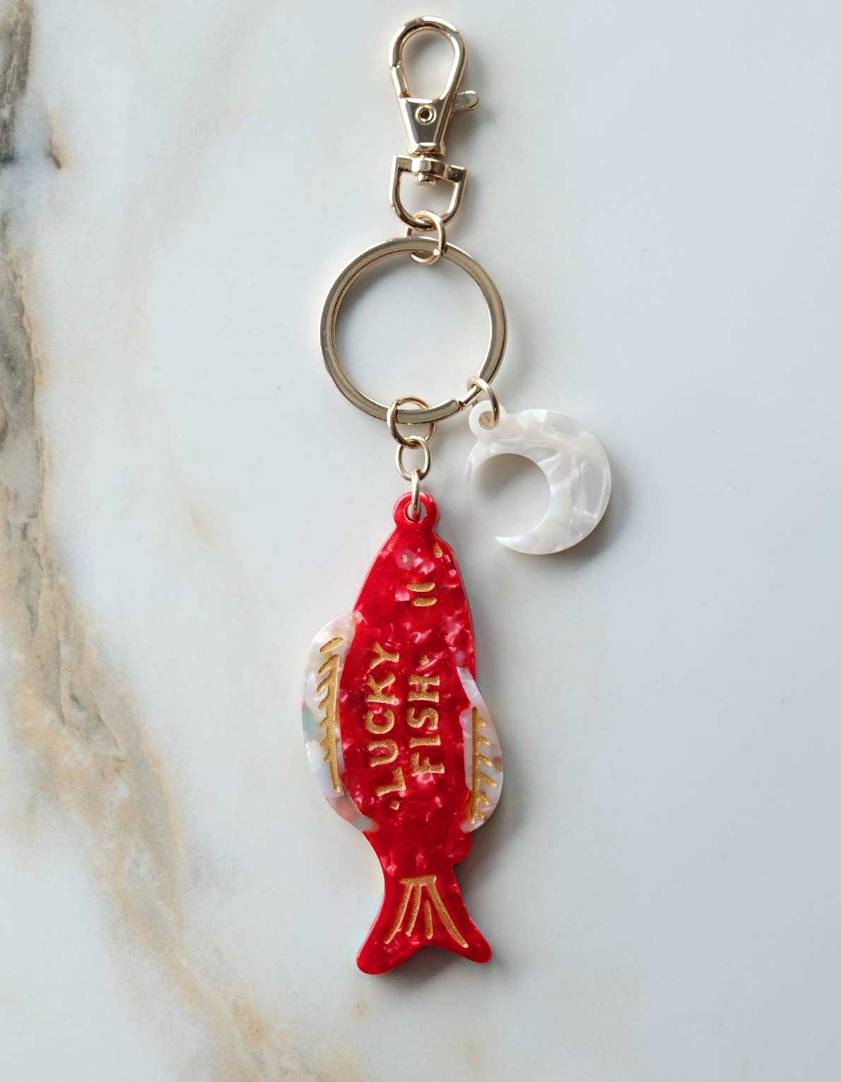 Lucky Bag Charm/Keychain Good Fortune Fish