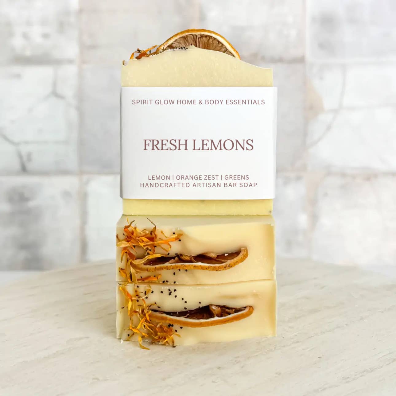 Fresh Lemons - Handcrafted Artisan Soap Bar