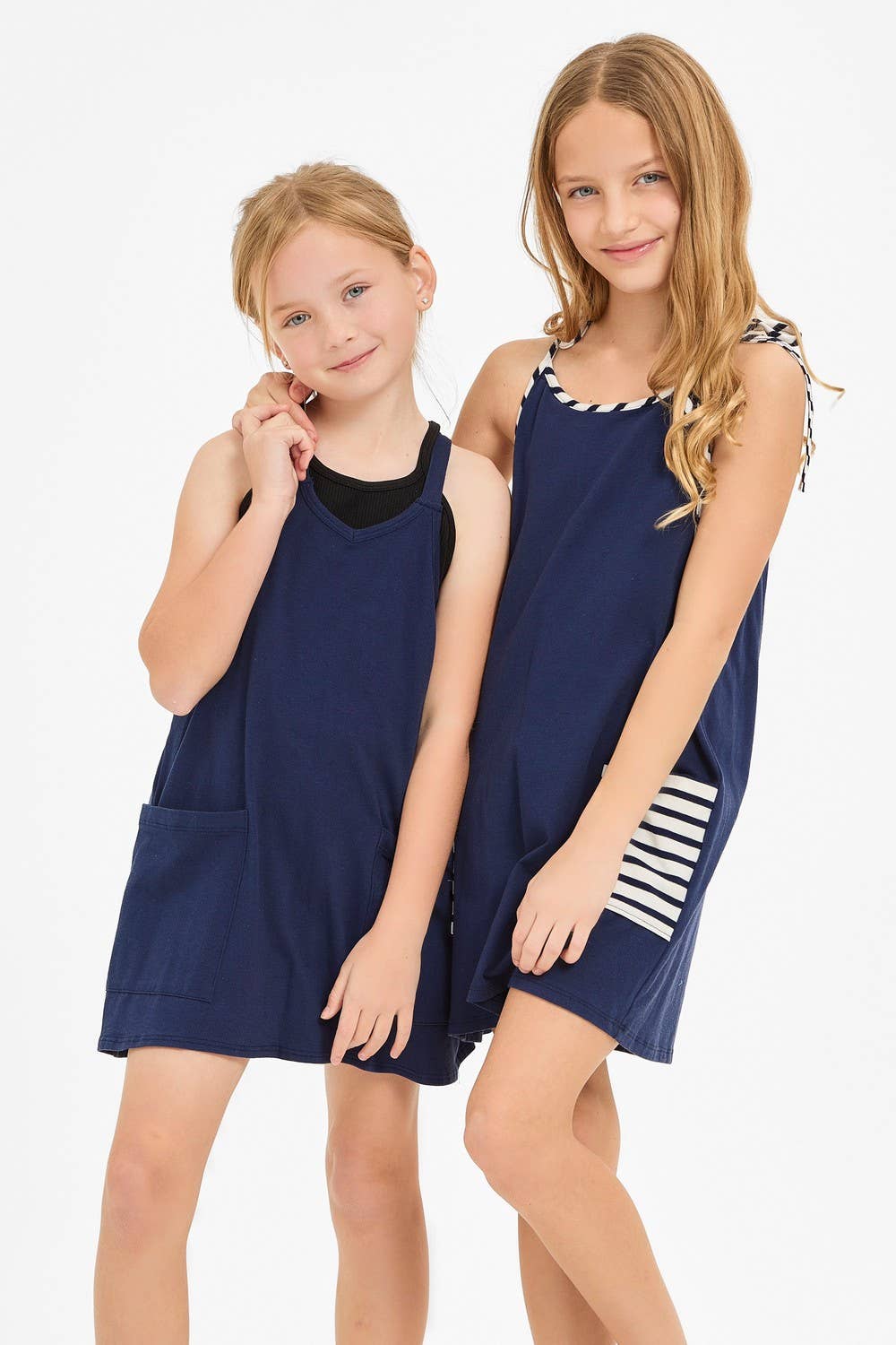 Kids Romper Dress Aqua