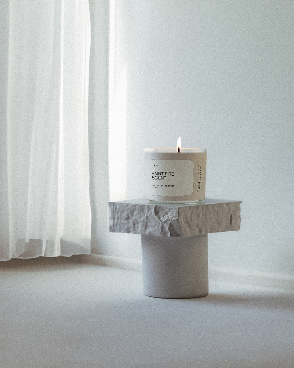 Chiseled Look Cement Display Pillar
