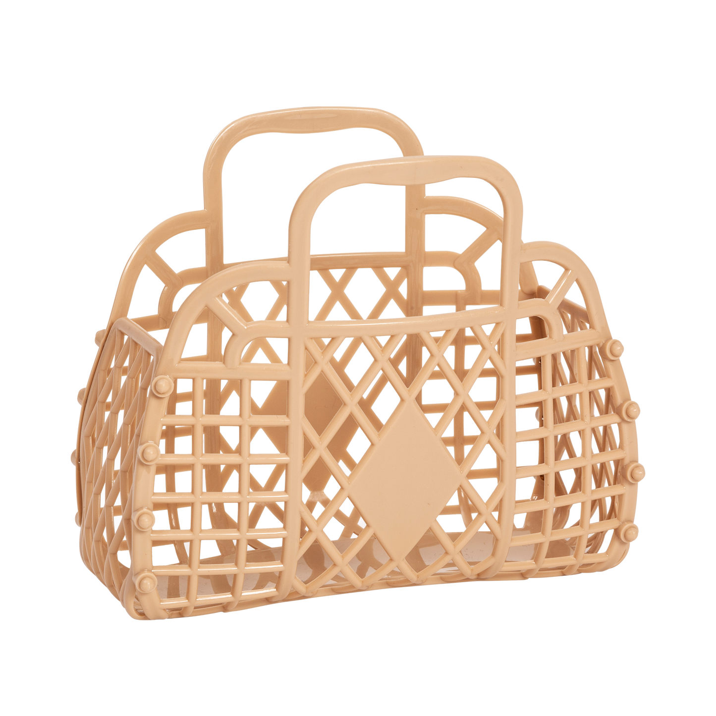 Sun Jellies Retro Basket Jelly Bag - Mini: Jelly Mint Green