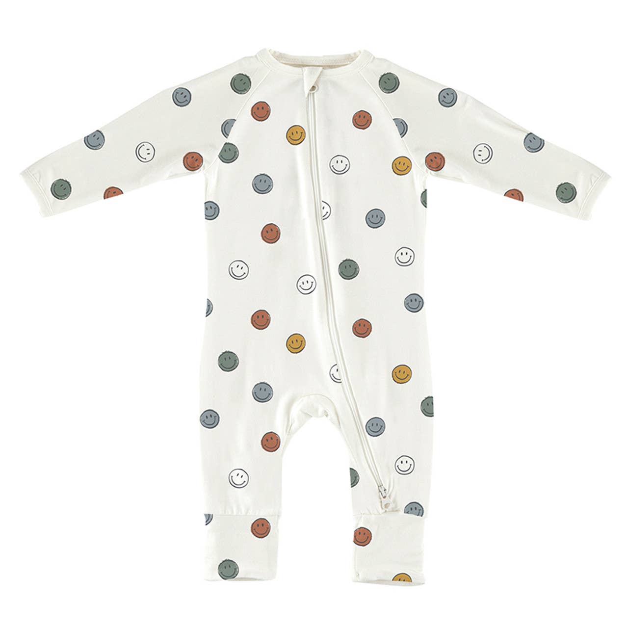 Cozy Romper - Smiley Faces