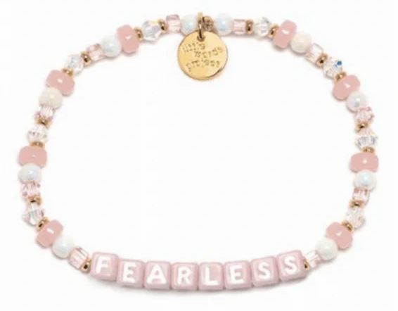 Little Words Project PInk Fearless Bracelet