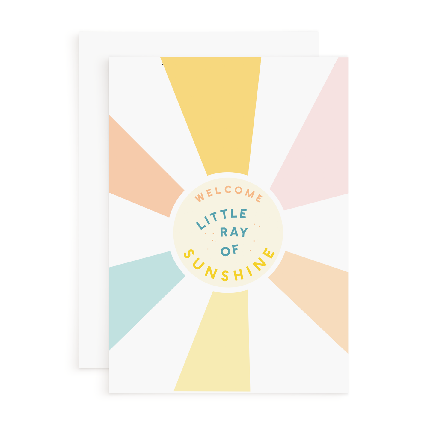 Welcome Little Sunshine Baby Card