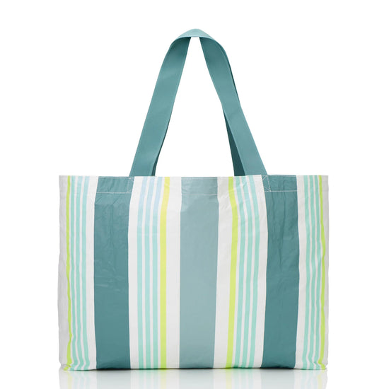 Load image into Gallery viewer, Aloha Collection Hola Hola Tote Nice Stripes Tide

