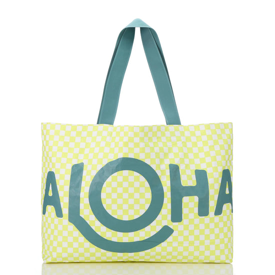 Load image into Gallery viewer, Aloha Collection Hola Hola Tote Nice Stripes Tide
