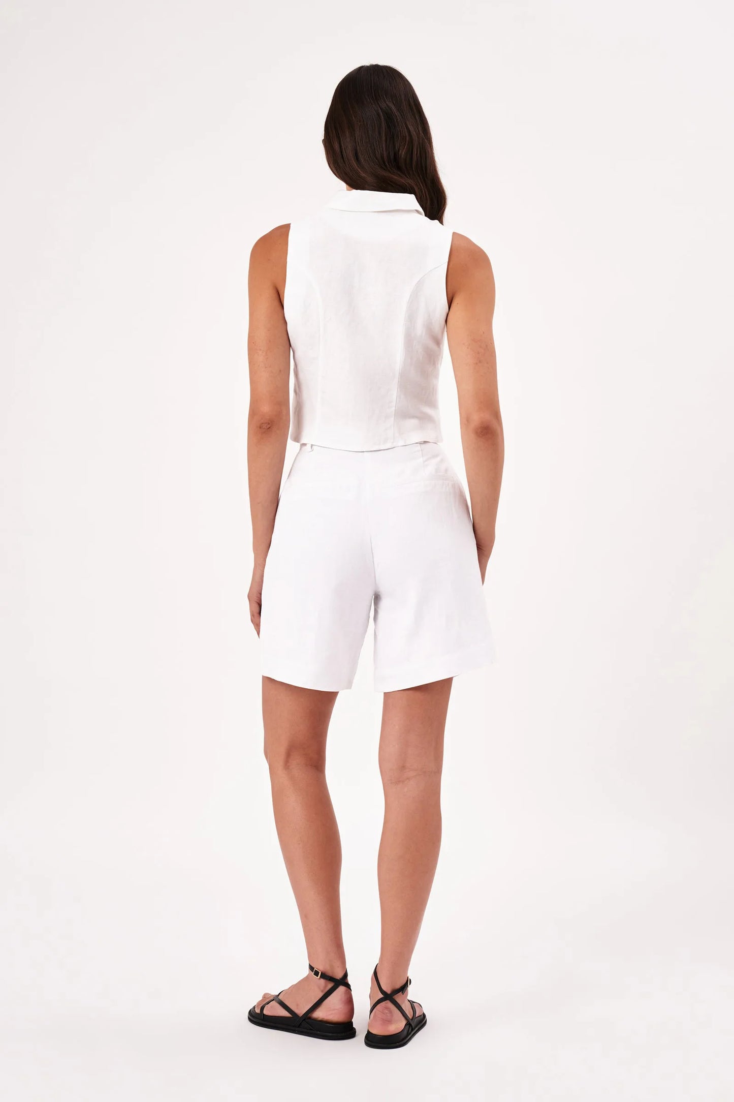 Rolla's Horizon Linen Shorts White