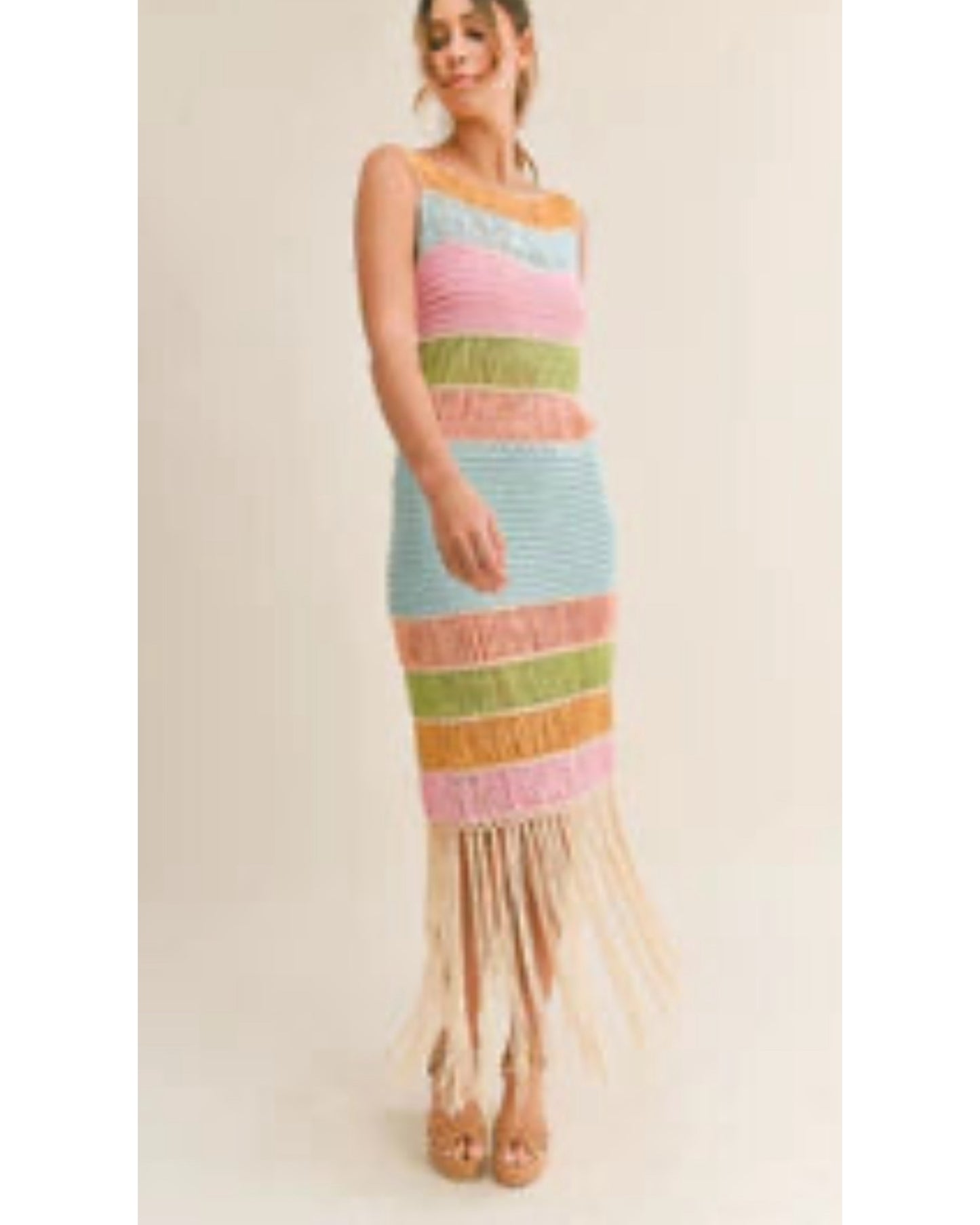 Rio Crochet Knit Dress