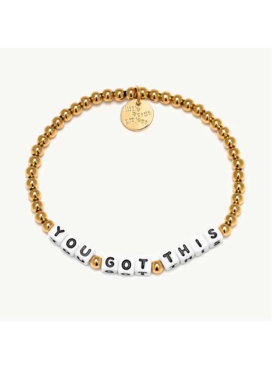 Little Words Project You Got This Waterproof Gold Bracelet