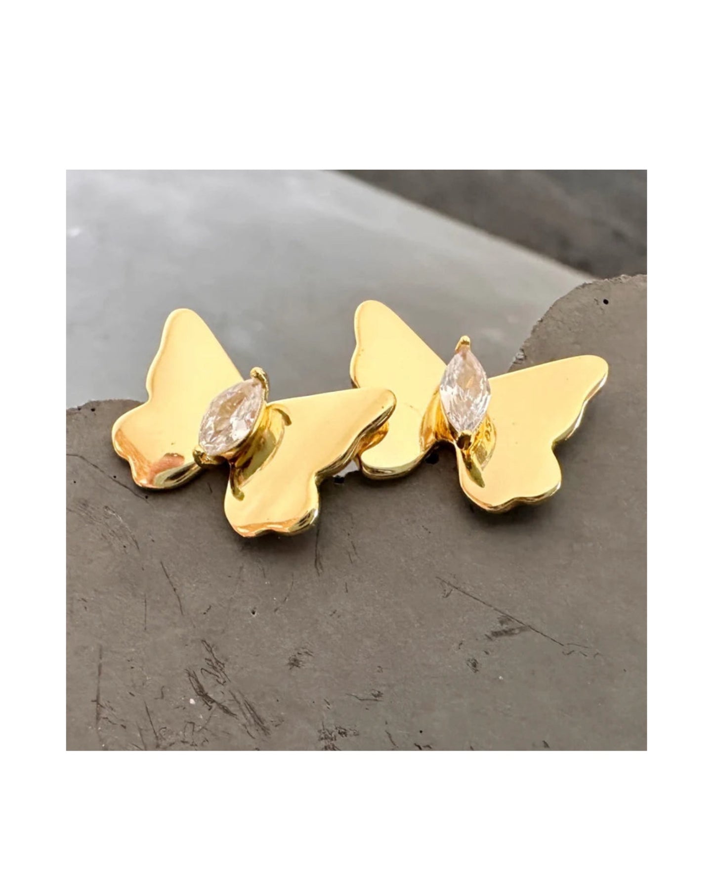 Ear Kit Butterfly Plate + Natalia Stud