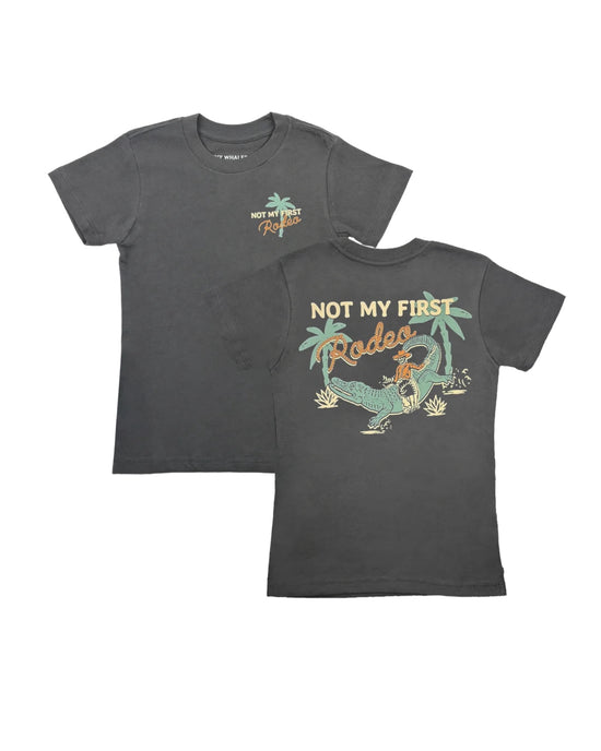 Tiny Whales Not My First Rodeo Tee