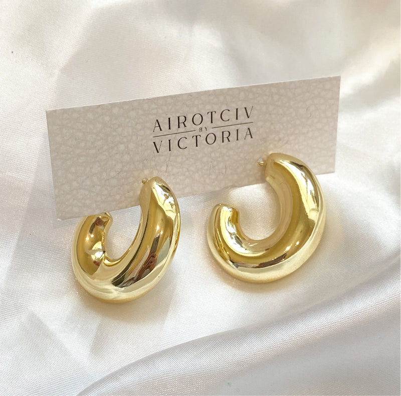 Airotciv by Victoria Boca Hoop Earrings