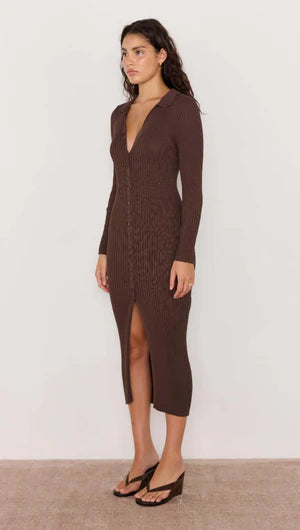 MINKPINK Keani Knit Midi Dress