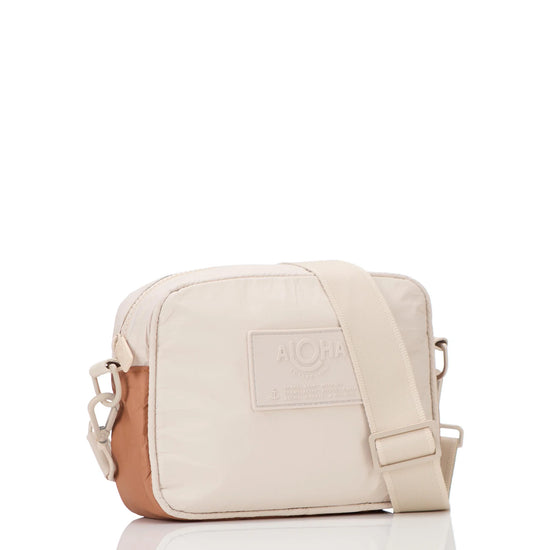 Aloha Collection Le Tour Crossbody Bag Color Block Toffee/Sandstone