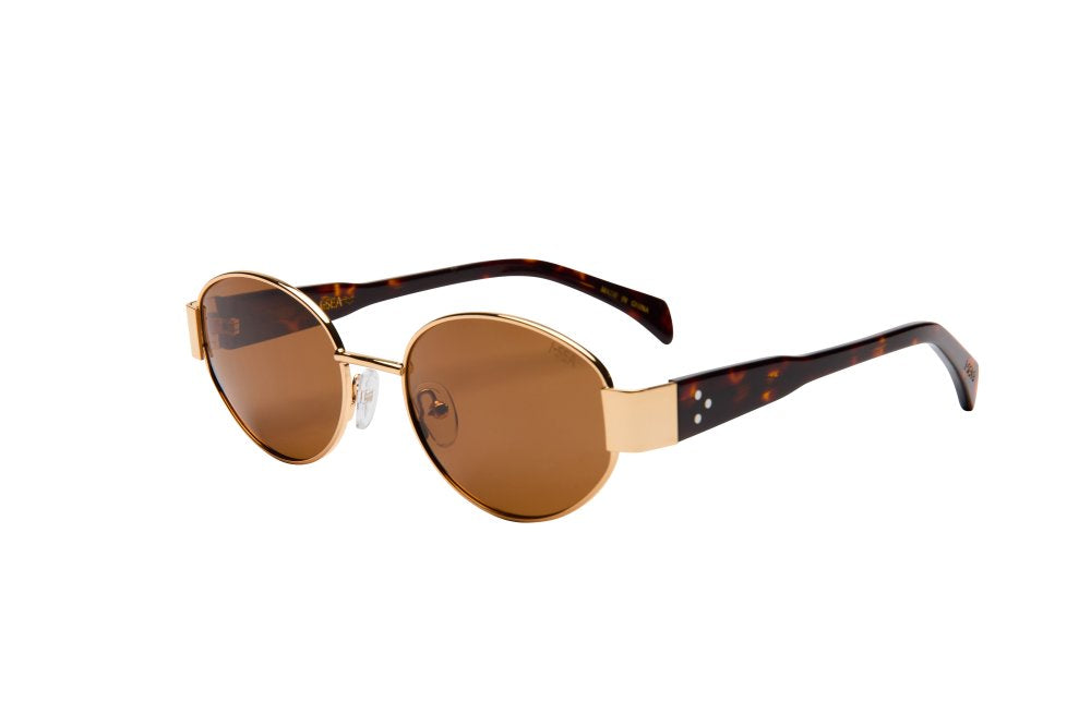 I-SEA Lennox Gold/Brown Sunnies