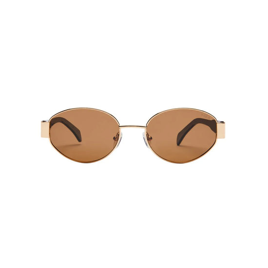 Load image into Gallery viewer, I-SEA Lennox Gold/Brown Sunnies
