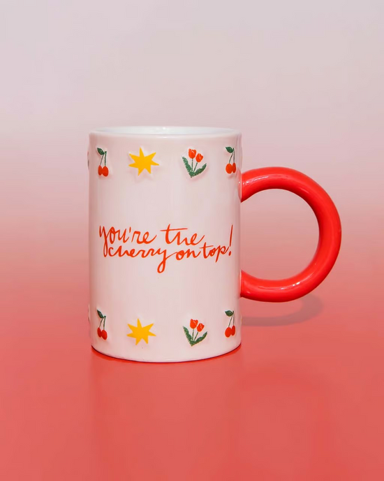 Ban.do Hot Stuff Ceramic Mug Cherry On Top