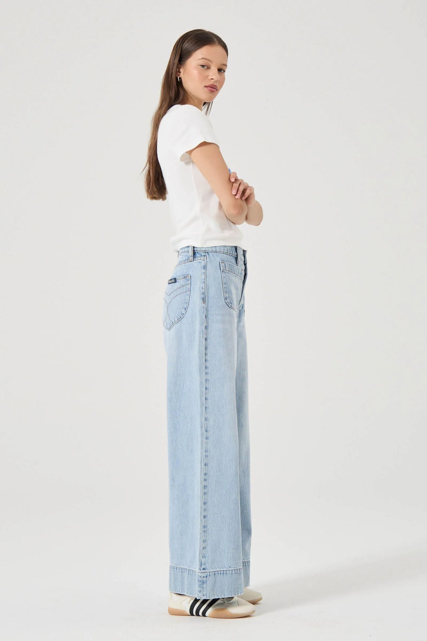 Rolla's Relaxed Sailor Jeans Long Breezy Blue
