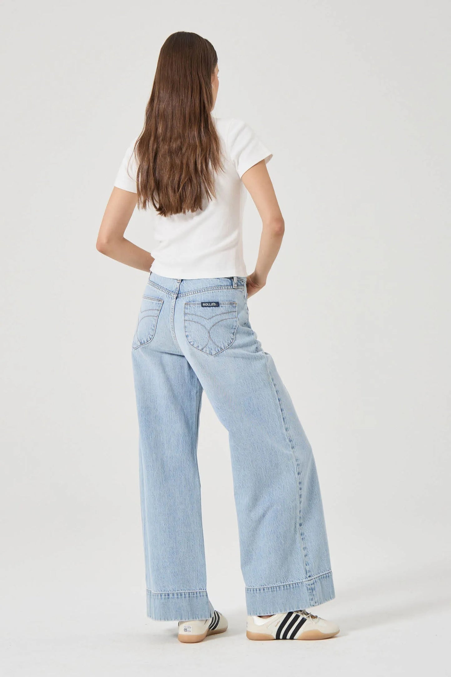 Rolla's Relaxed Sailor Jeans Long Breezy Blue