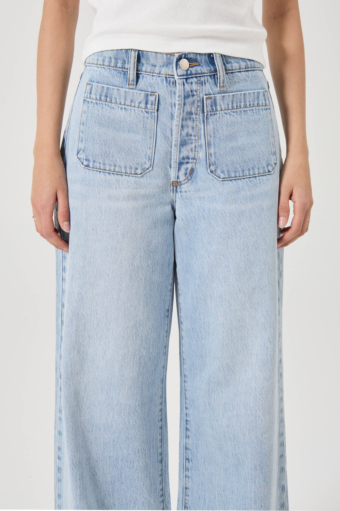 Rolla's Relaxed Sailor Jeans Long Breezy Blue