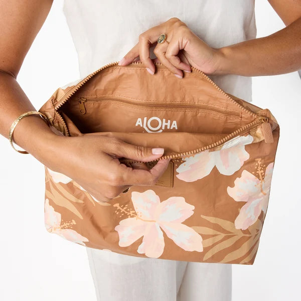 Aloha Collection Adrift Max Pouch Toffee