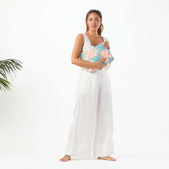 Load image into Gallery viewer, Aloha Collection Mid Pouch Adrift Pink Salt On Tide
