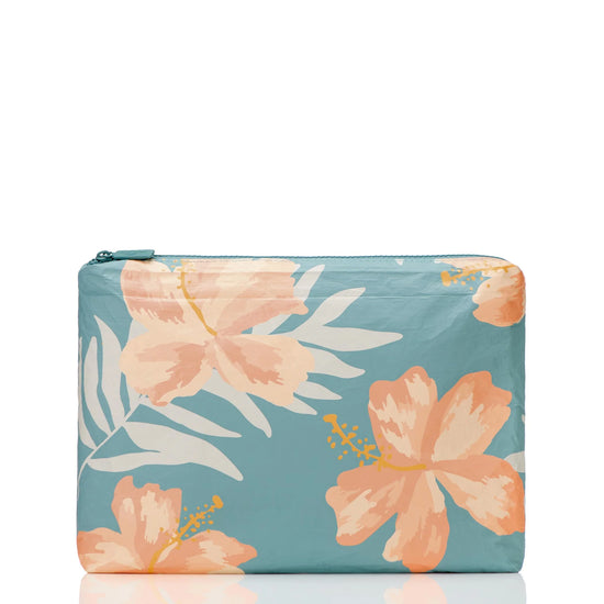 Load image into Gallery viewer, Aloha Collection Mid Pouch Adrift Pink Salt On Tide
