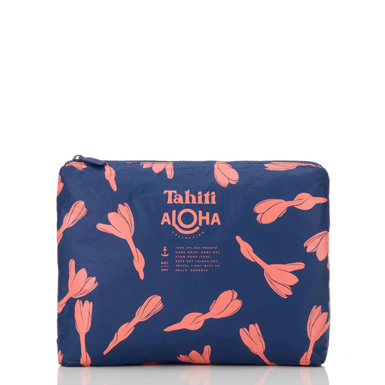 Load image into Gallery viewer, Aloha Collection Heipua Mid Pouch Sorbet/lavender Reversible
