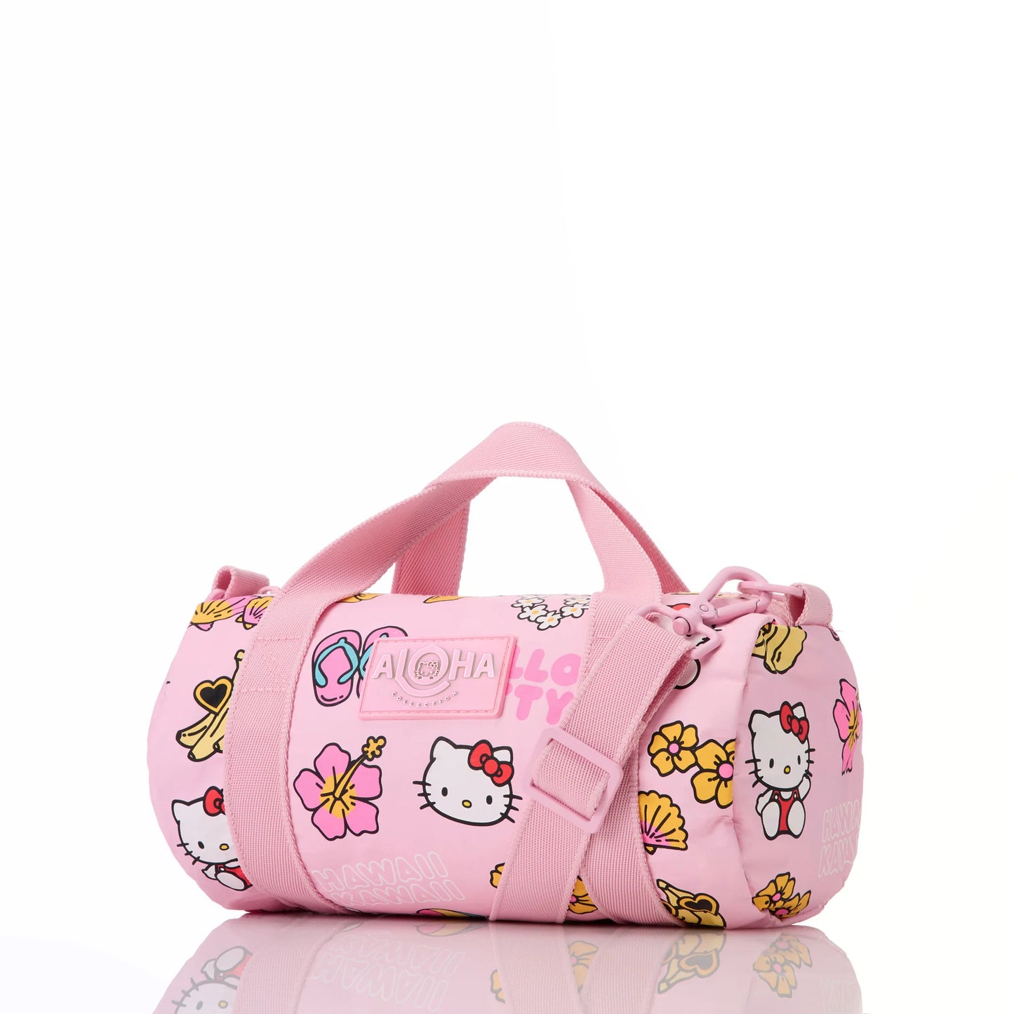 ALoha Collection Hawaii Kawaii Icons Mini Mini Duffle Black/Pink Special Edition