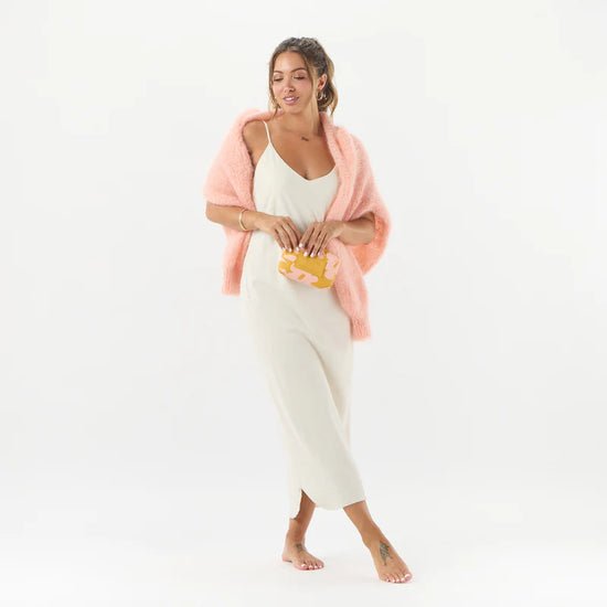 Aloha Collection Fall Flowers Mini Pouch Hey Girl On Hot Mustard