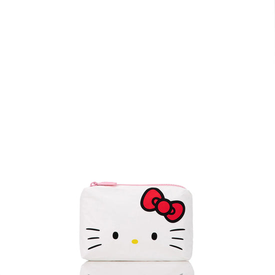 Aloha Collection Kitty Face Mini Pouch Black/White Special Edition