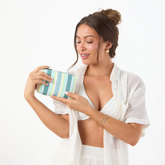 Load image into Gallery viewer, Aloha Collection Mini Pouch Nice Stripes Tide
