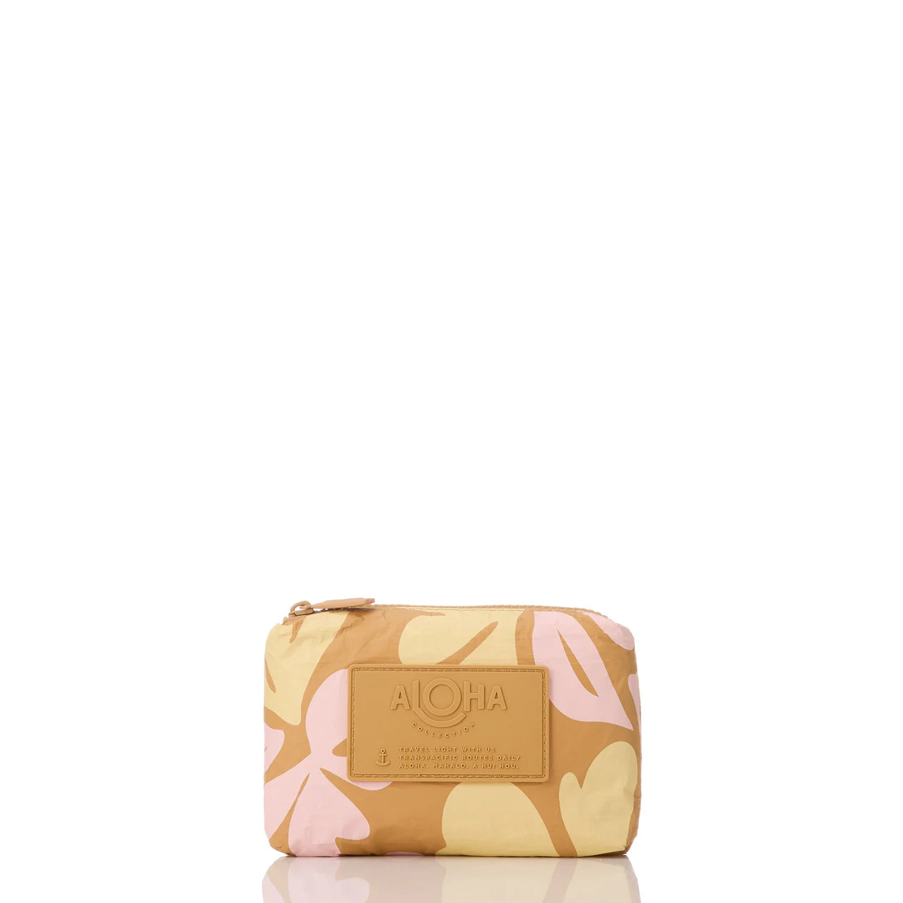 Aloha Collection Swoosh Mini Pouch Hey Girl/Tan