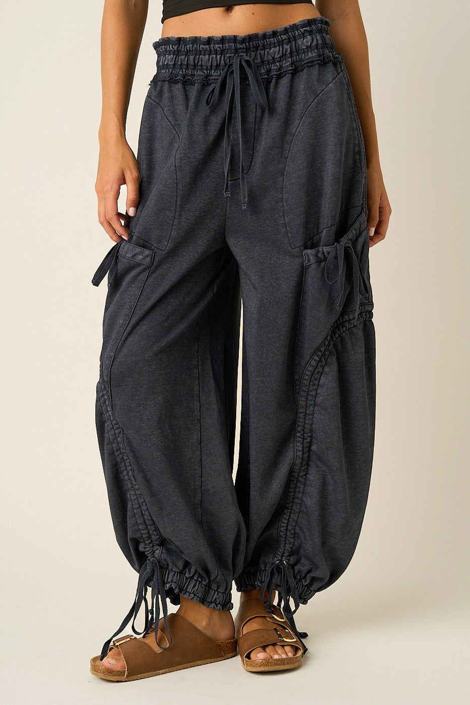 Miranda French Terry Balloon Pants