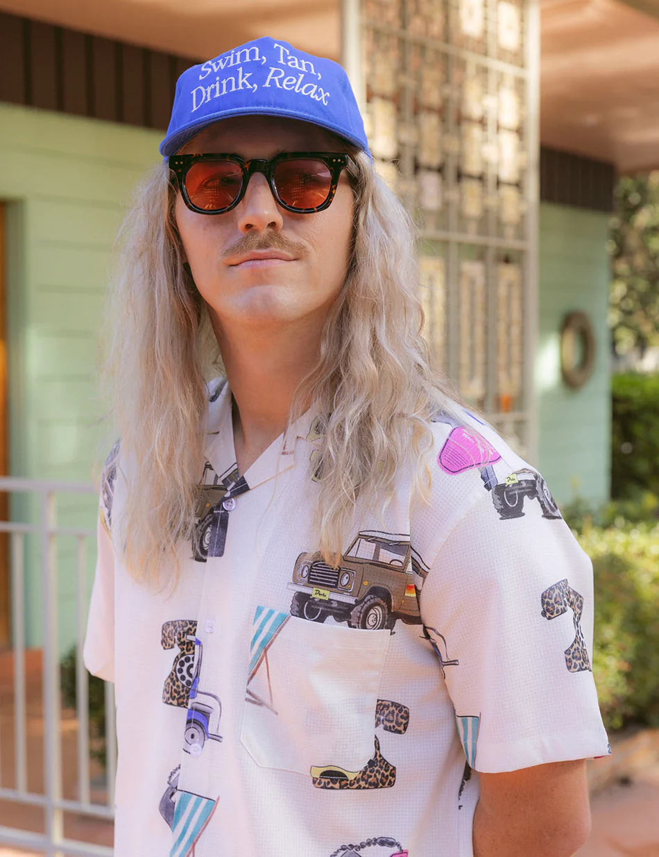 Duvin Beach Icon Lesiure Stretch Buttonup