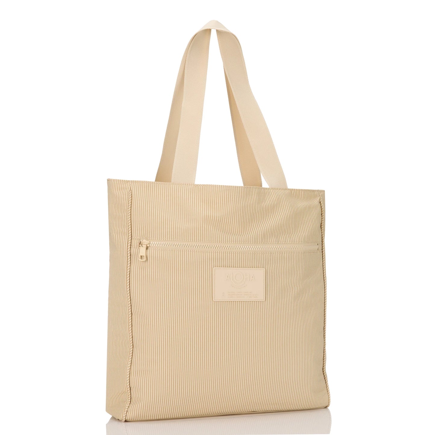 Aloha Collection Tiny Stripe Daily Tote Frappe/Latte