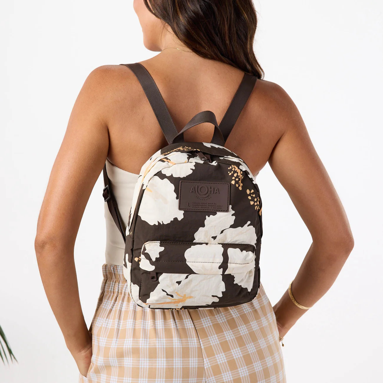 Aloha Collection Tahaa Mini Backpack Chocolate