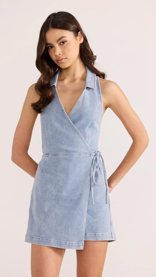 Load image into Gallery viewer, MINKPINK Olivier Denim Playsuit
