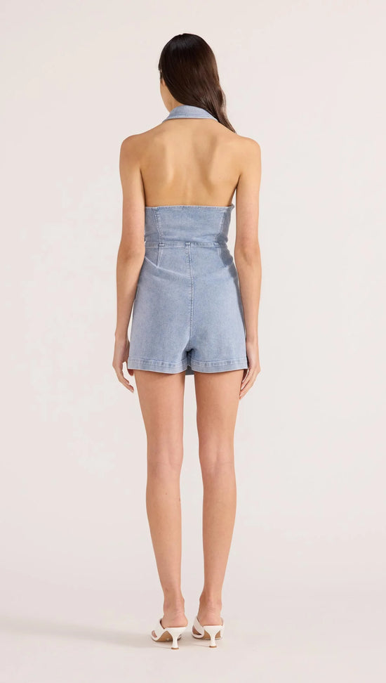 Load image into Gallery viewer, MINKPINK Olivier Denim Playsuit
