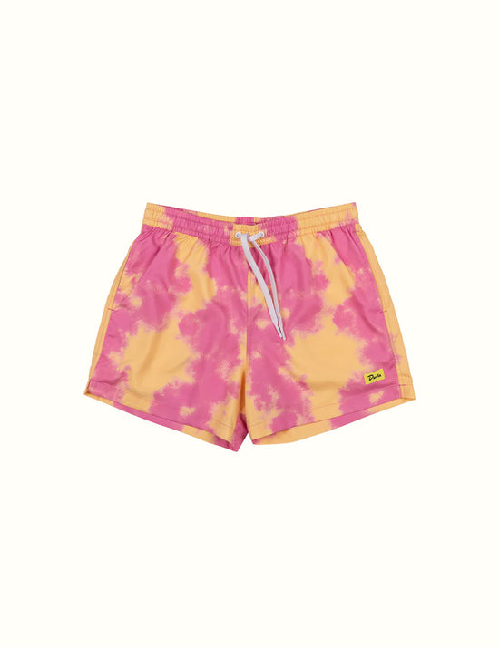 Duvin Orange Dye Swim Short