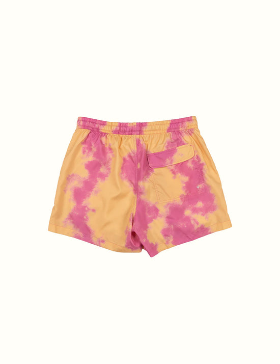 Duvin Orange Dye Swim Short