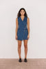 MINKPINK Nora Denim Wrap Mini Dress