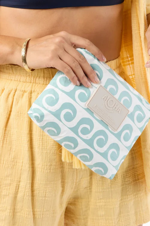 Aloha Collection Party Wave Small Pouch Low Tide