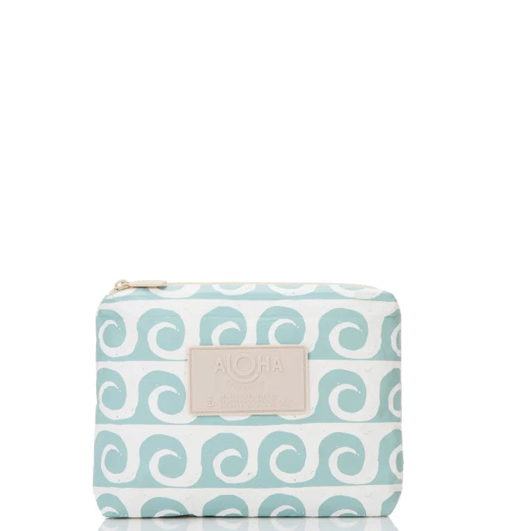 Aloha Collection Party Wave Small Pouch Low Tide