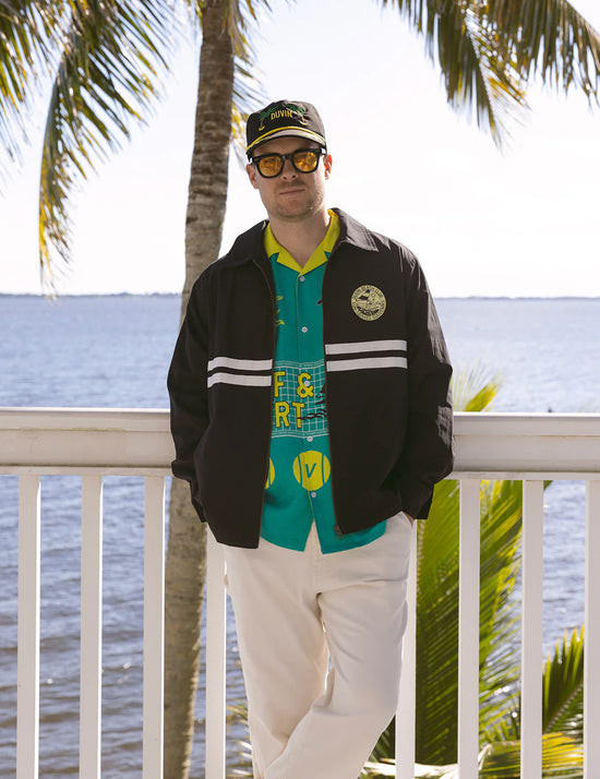 Duvin Black Patch Jacket