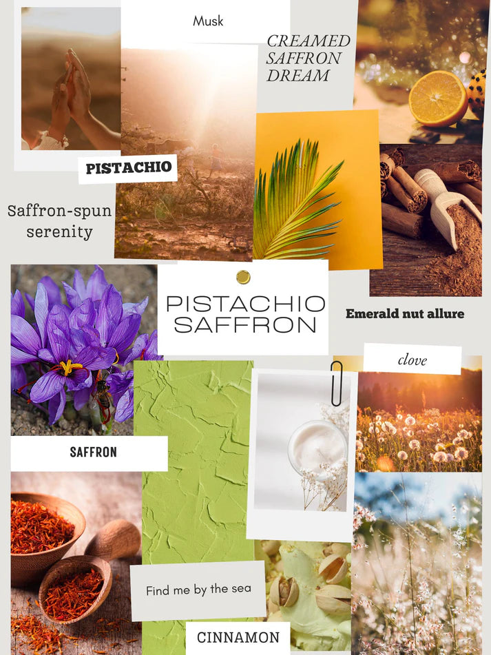 Wallflower Shoppe Concrete Candle Pistachio Saffron