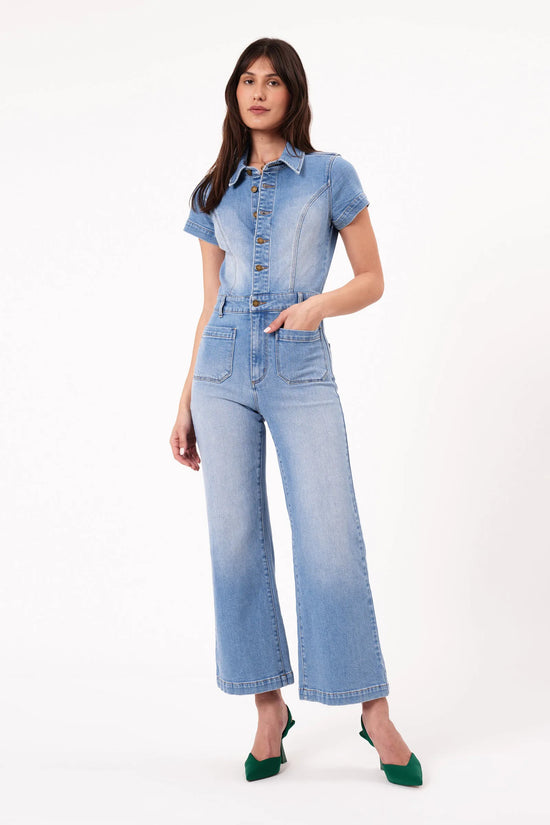 Rolla's Sailor Jumpsuit Ranch Mid Vintage Blue