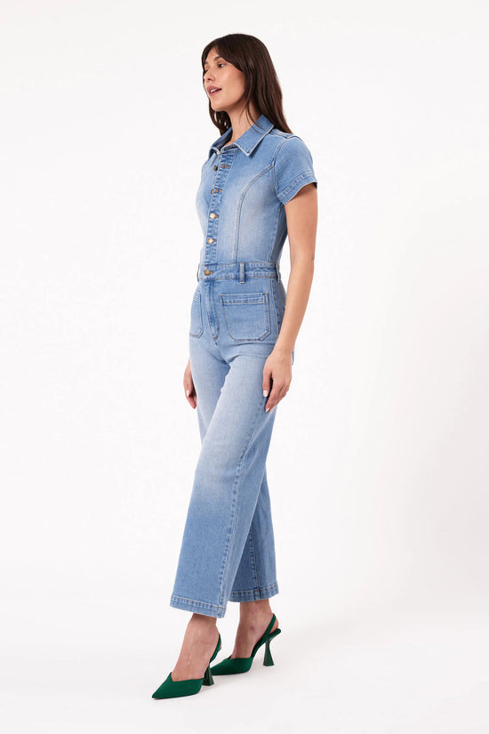 Rolla's Sailor Jumpsuit Ranch Mid Vintage Blue