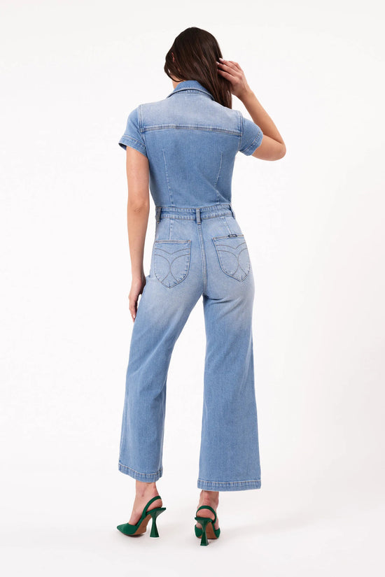 Rolla's Sailor Jumpsuit Ranch Mid Vintage Blue