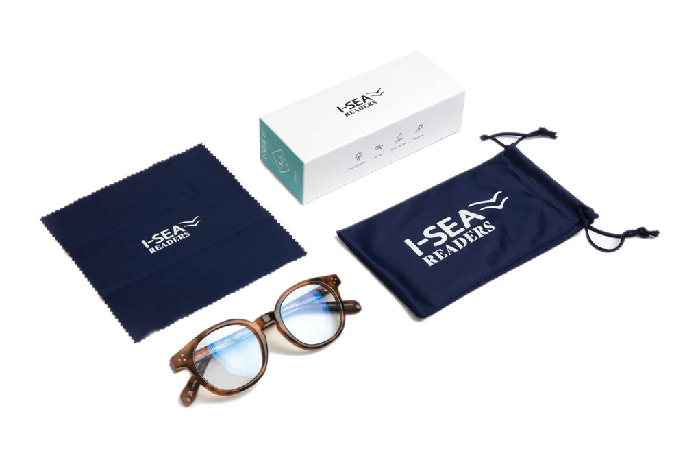 I-SEA Sage Oxblood Reader Glasses